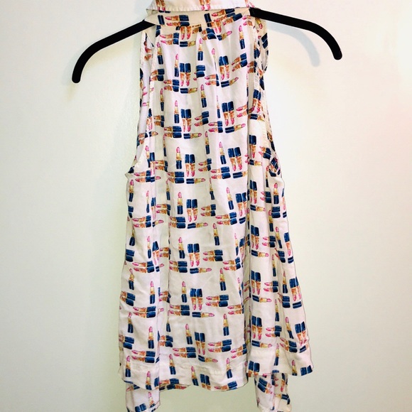 |Anthropologie| Maeve Lipstick Tank Button Blouse - Picture 3 of 7